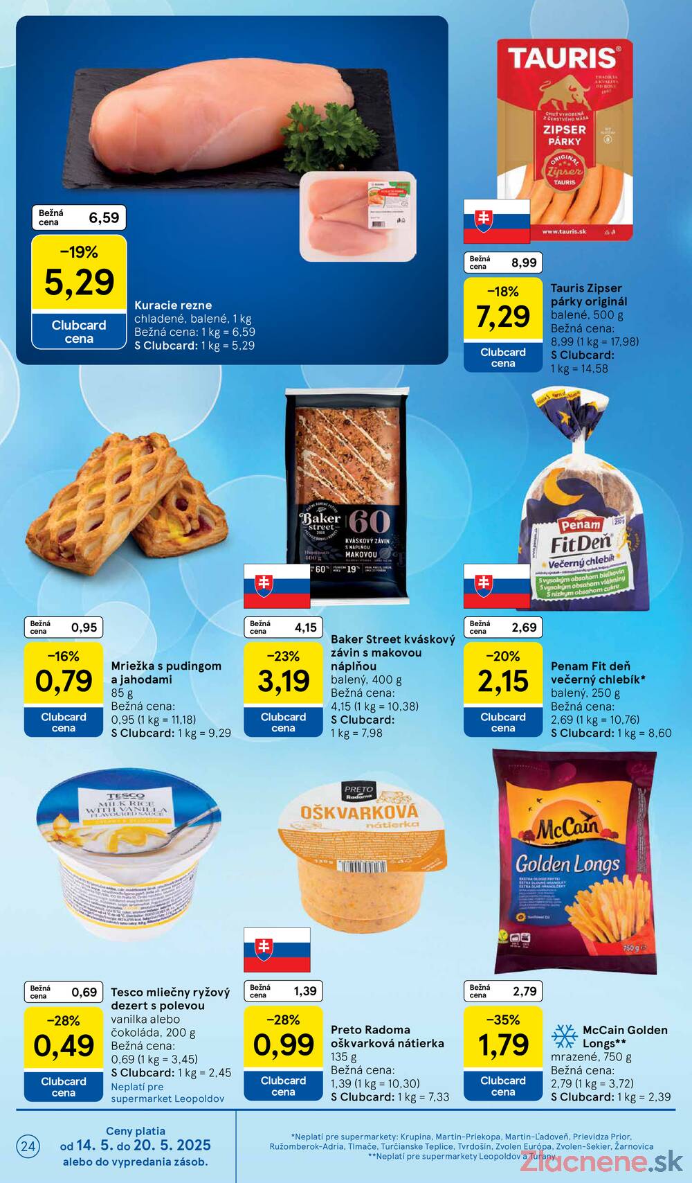 Leták Tesco - Tesco supermarkety od 14.5. do 20.5.2025 - strana 24 Leták Tesco - Tesco supermarkety od 14.5. do 20.5.2025 - strana 24