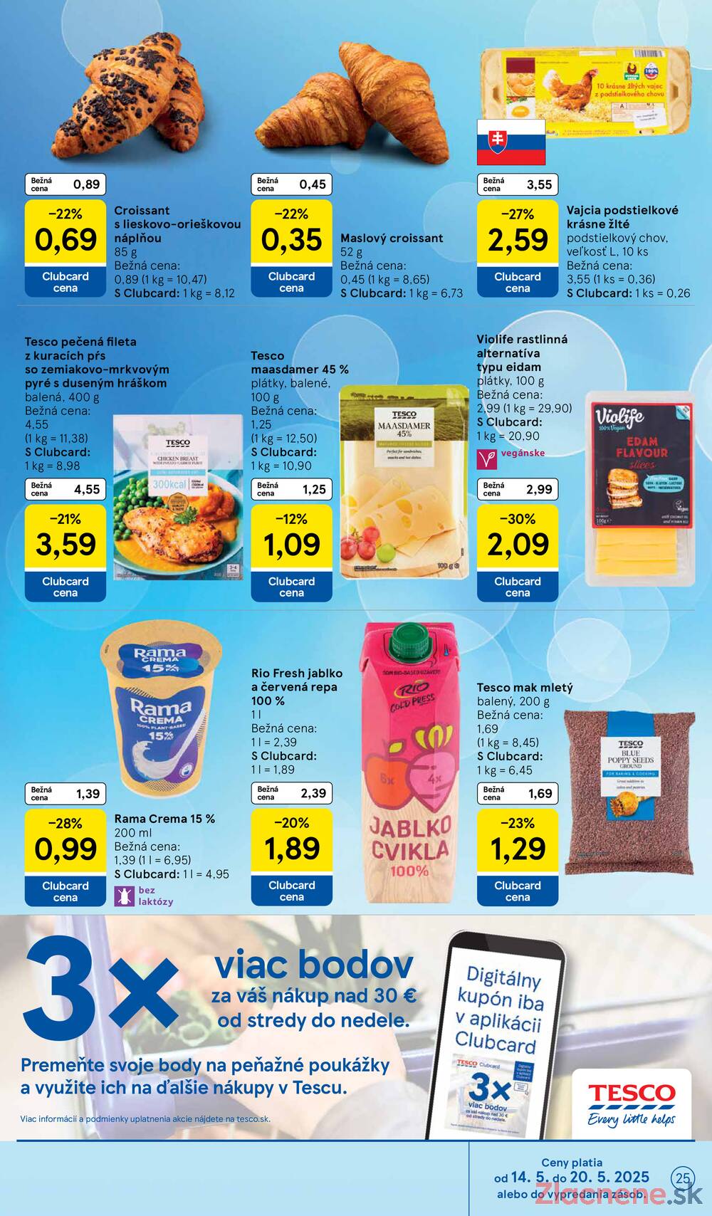Leták Tesco - Tesco supermarkety od 14.5. do 20.5.2025 - strana 25 Leták Tesco - Tesco supermarkety od 14.5. do 20.5.2025 - strana 25