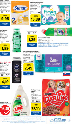 Tesco supermarkety od 14.5. do 20.5.2025