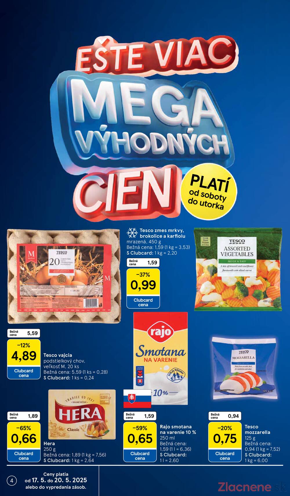 Leták Tesco - Tesco malé hypermarkety od 14.5. do 20.5.2025 - strana 4 Leták Tesco - Tesco malé hypermarkety od 14.5. do 20.5.2025 - strana 4