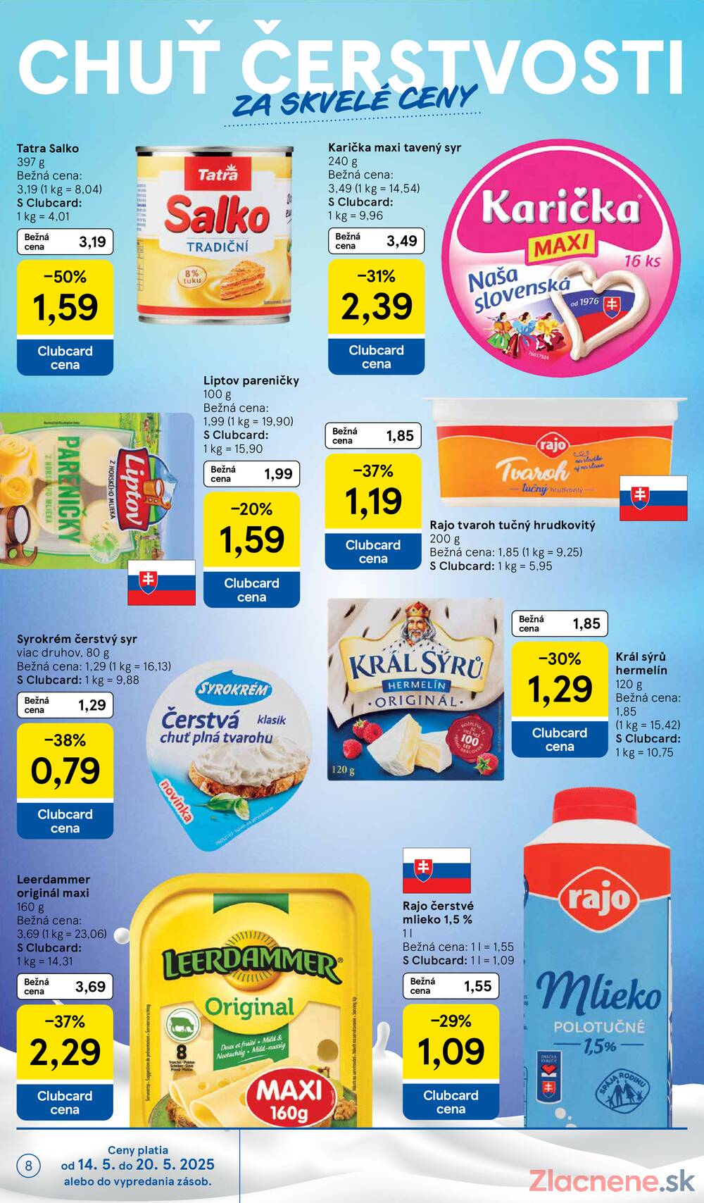 Leták Tesco - Tesco malé hypermarkety od 14.5. do 20.5.2025 - strana 8 Leták Tesco - Tesco malé hypermarkety od 14.5. do 20.5.2025 - strana 8
