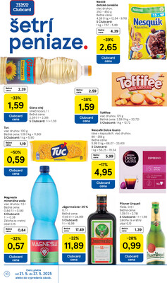 Tesco malé hypermarkety od 21.5. do 27.5.2025