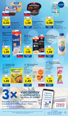 Tesco malé hypermarkety od 21.5. do 27.5.2025
