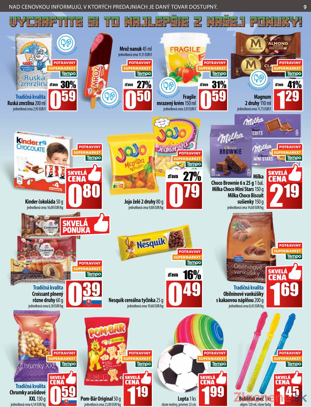 Leták COOP Jednota Slovensko - COOP do 21.5. - strana 9