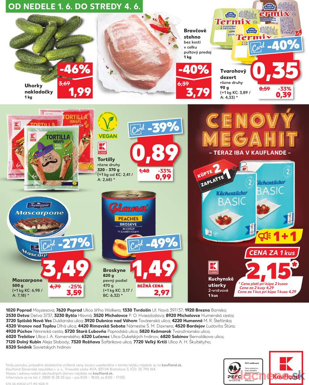 Leták Kaufland - Kaufland 29.5. - 4.6. - Kaufland (A. H. Škultétyho, Veľký Krtíš) - strana 74