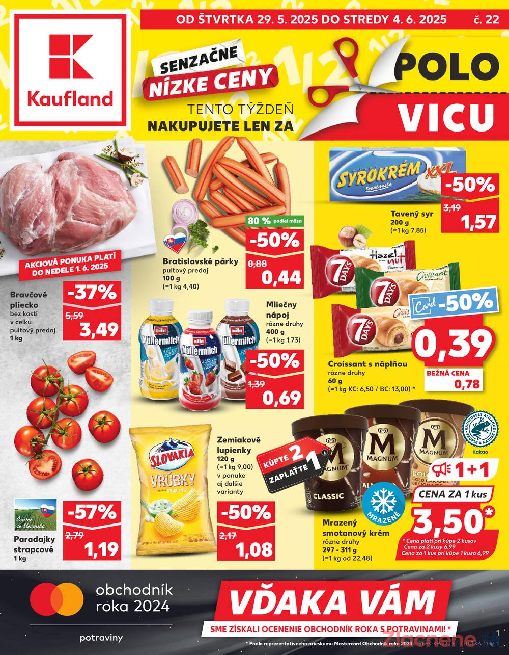 Leták Kaufland - Kaufland 29.5. - 4.6. - Kaufland Dunajská Streda - strana 1
