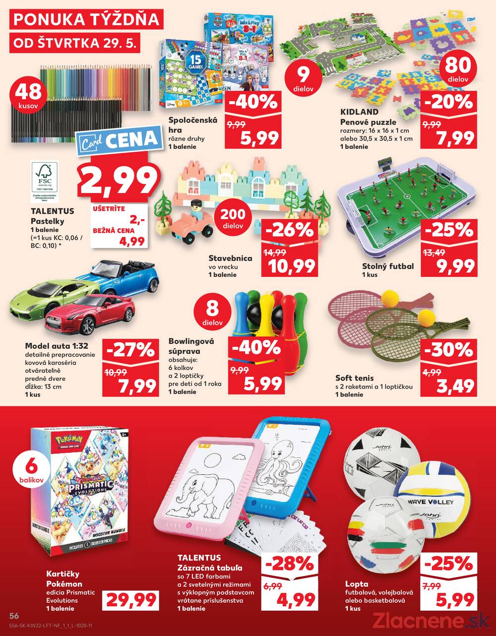 Leták Kaufland - Kaufland 29.5. - 4.6. - Kaufland Dunajská Streda - strana 56