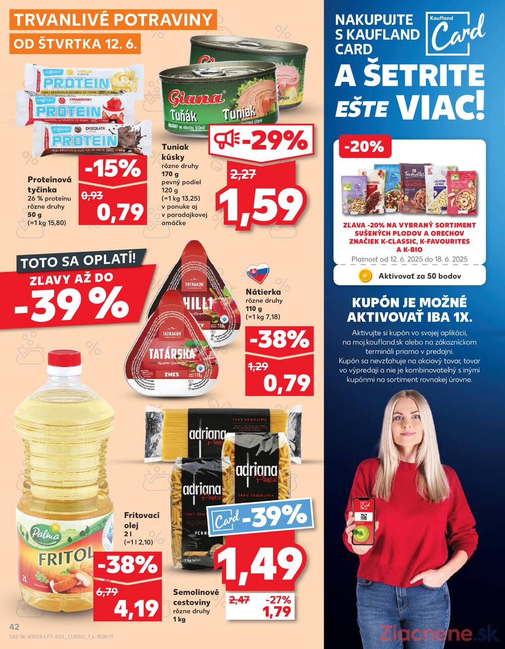 Leták Kaufland - Kaufland 12.6. - 18.6. - Kaufland Tvrdošín - strana 42