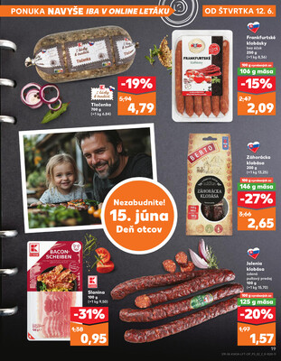 Kaufland 12.6. - 18.6. - Kaufland Spišská Nová Ves