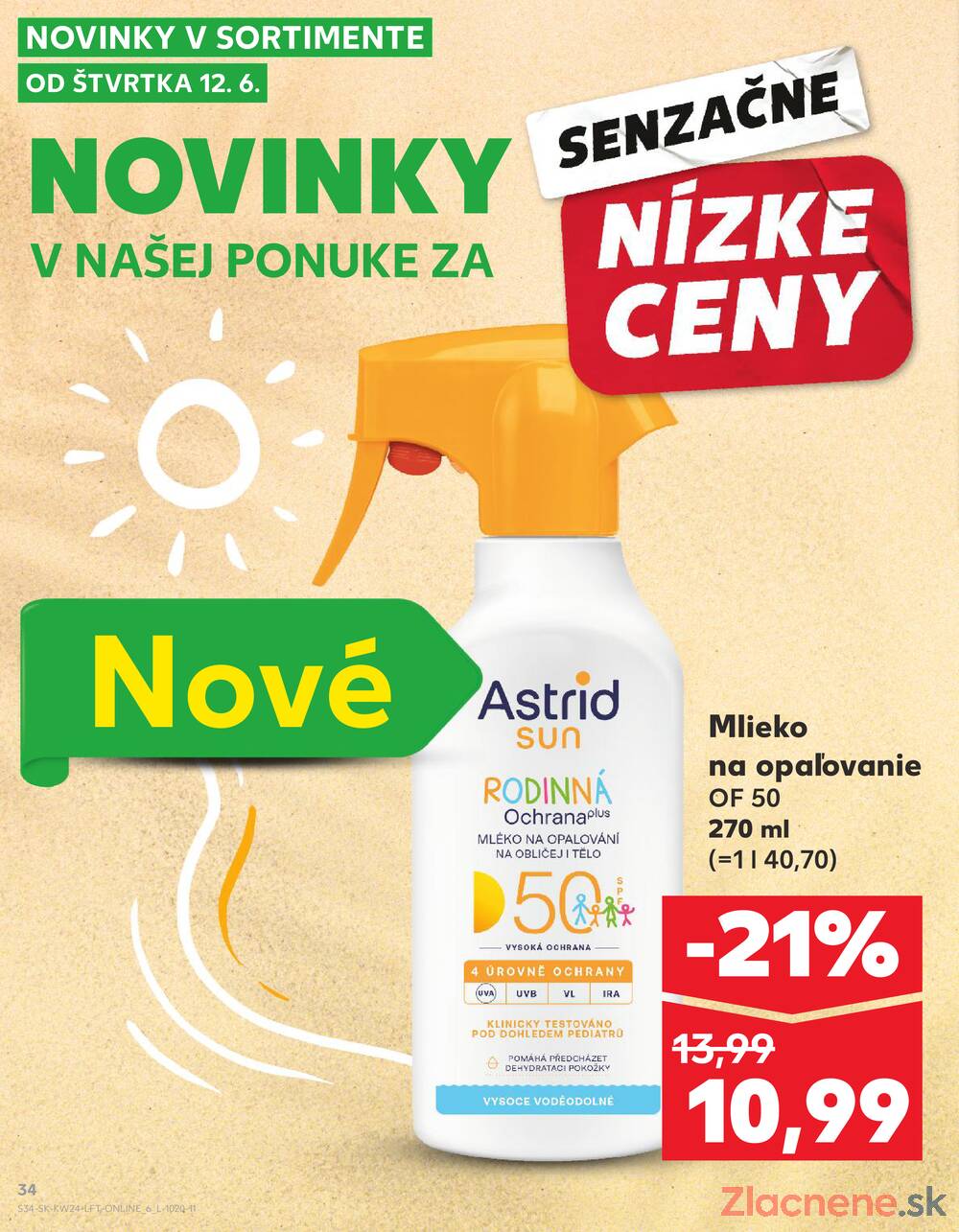Leták Kaufland - Kaufland 12.6. - 18.6. - Kaufland Trebišov - strana 34