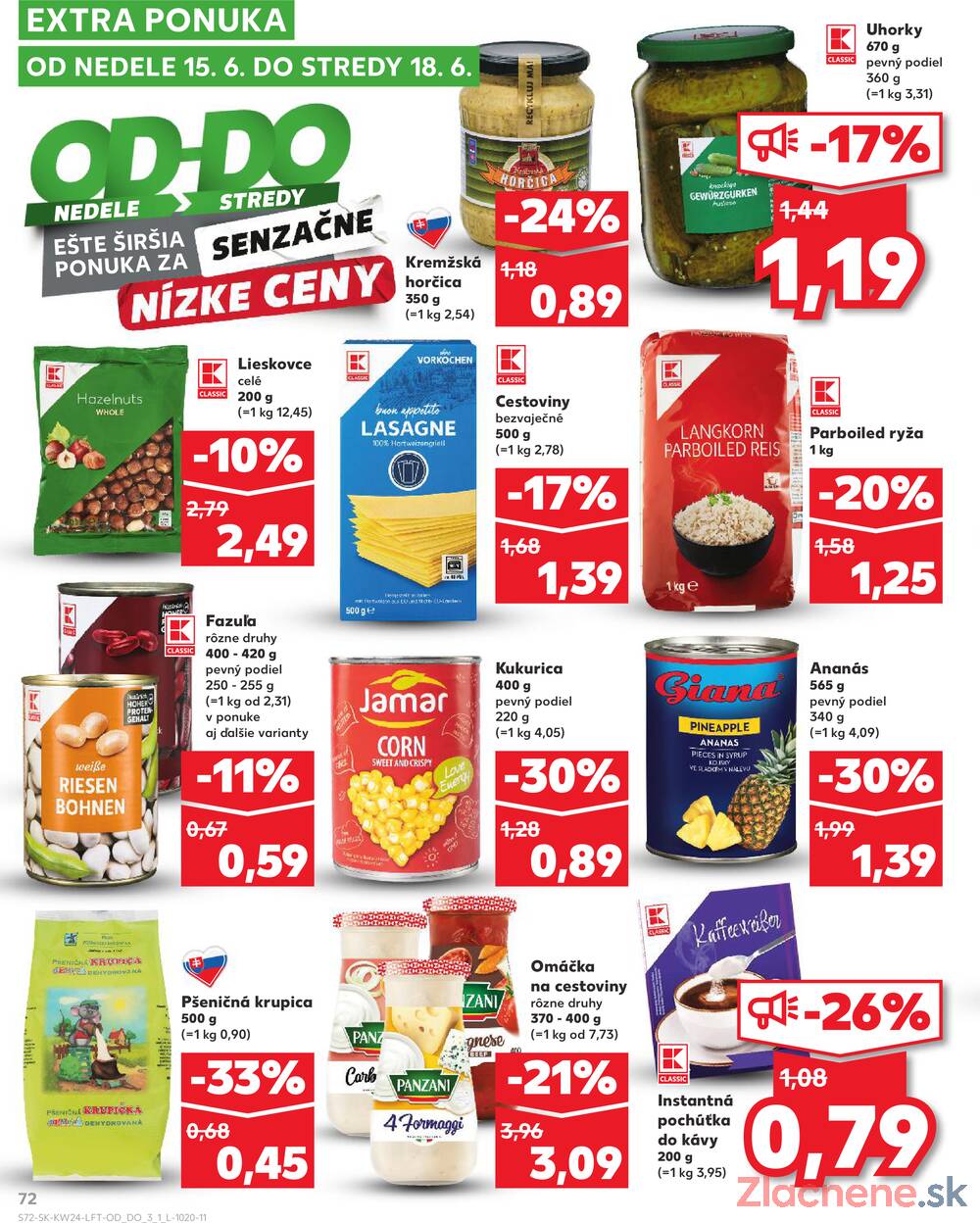 Leták Kaufland - Kaufland 12.6. - 18.6. - Kaufland Sabinov - strana 72