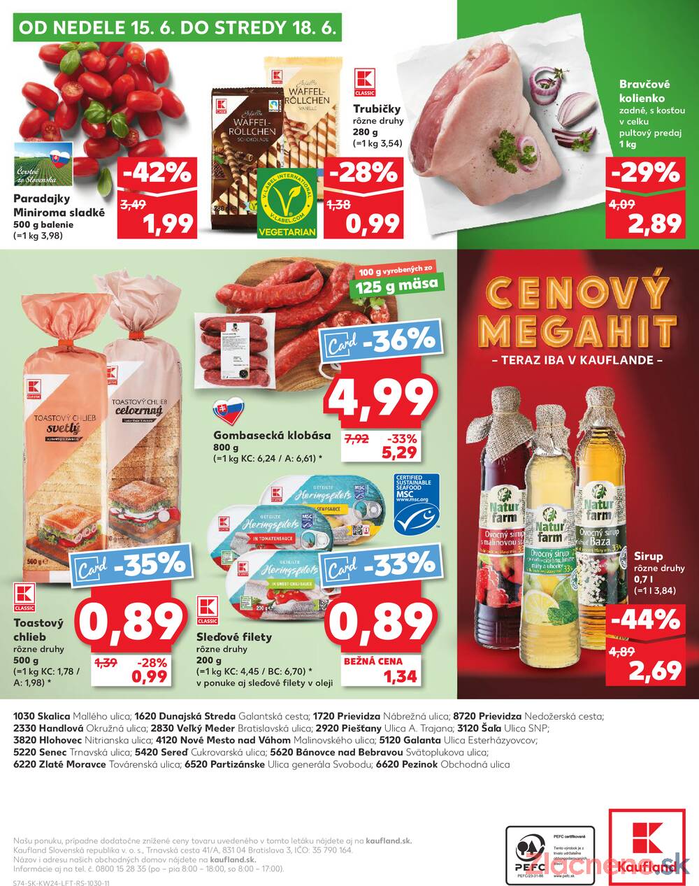 Leták Kaufland - Kaufland 12.6. - 18.6. - Kaufland Prievidza - strana 74 Leták Kaufland - Kaufland 12.6. - 18.6. - Kaufland Prievidza - strana 74