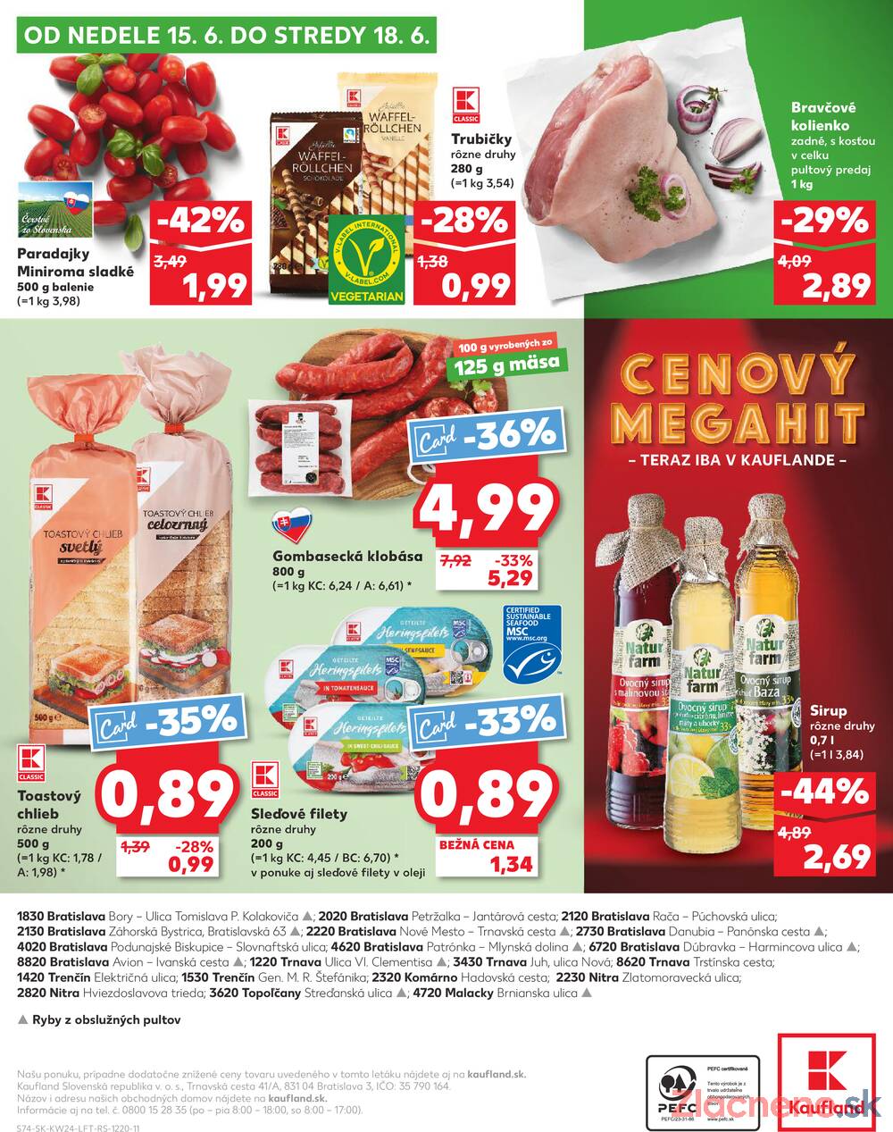 Leták Kaufland - Kaufland 12.6. - 18.6. - Kaufland Komárno - strana 74 Leták Kaufland - Kaufland 12.6. - 18.6. - Kaufland Komárno - strana 74