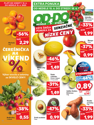 Kaufland 12.6. - 18.6. - Kaufland Bratislava - Podunajské Biskupice