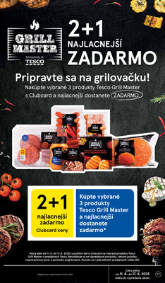 Tesco supermarkety od 11.6. do 17.6.2025