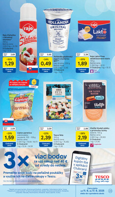 Tesco supermarkety od 11.6. do 17.6.2025