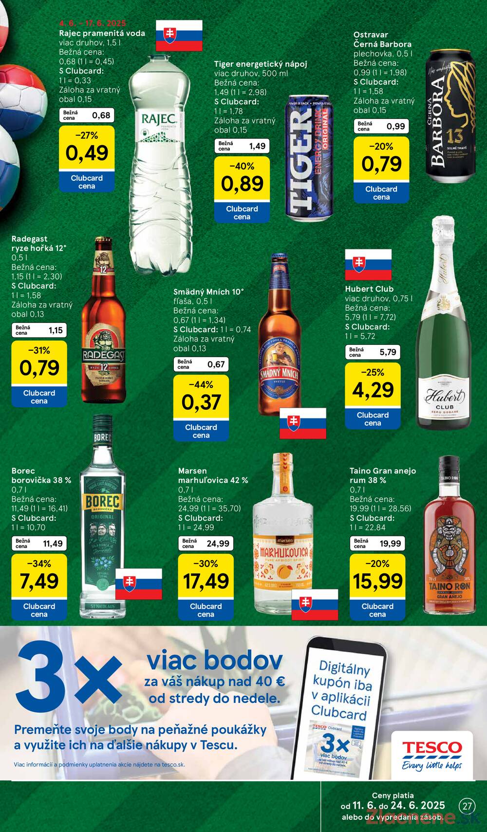 Leták Tesco - Tesco malé hypermarkety od 11.6. do 17.6.2025 - strana 27 Leták Tesco - Tesco malé hypermarkety od 11.6. do 17.6.2025 - strana 27