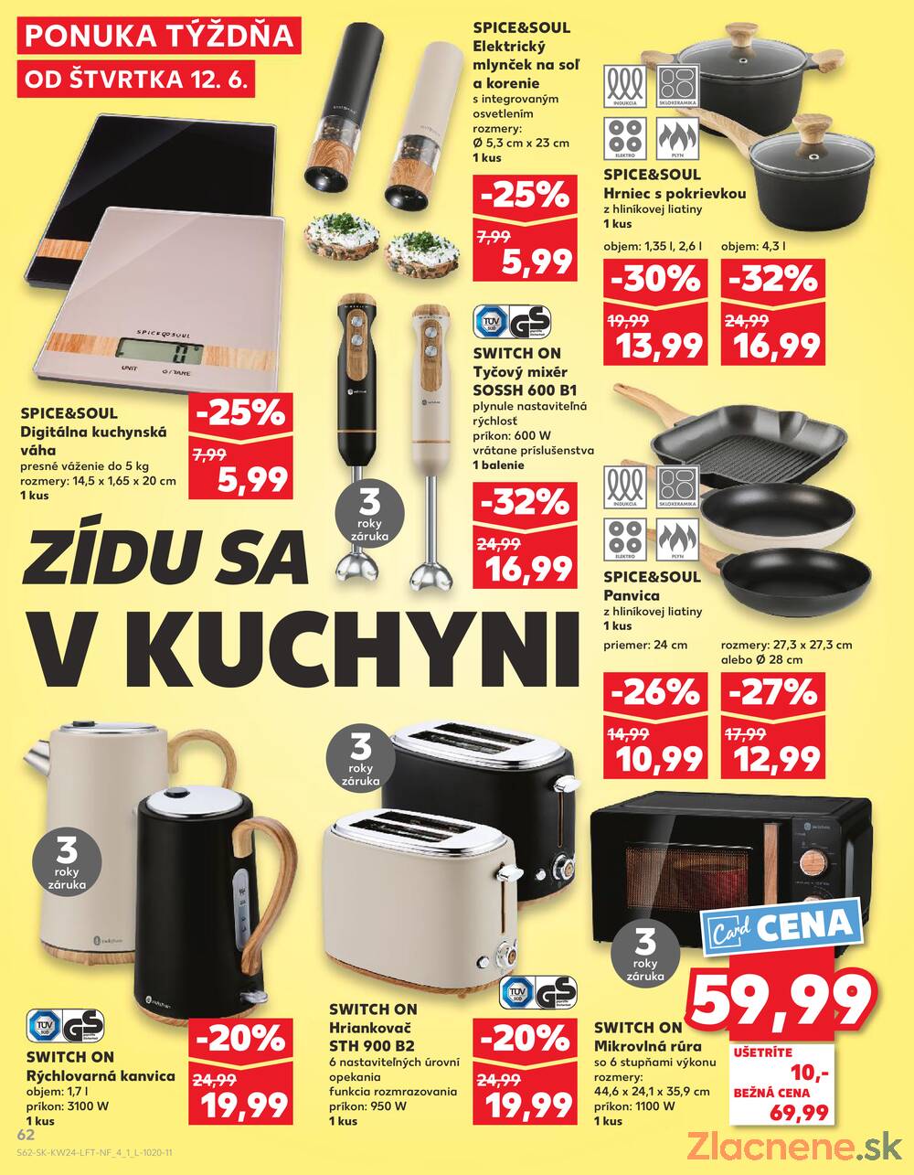 Leták Kaufland - Kaufland 12.6. - 18.6. - Kaufland Trnava - Trstínska cesta - strana 62