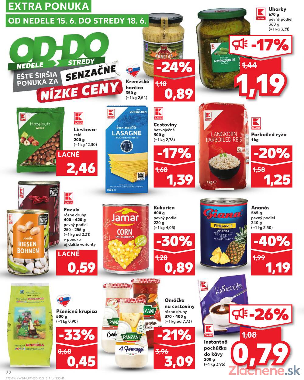 Leták Kaufland - Kaufland 12.6. - 18.6. - Kaufland Zvolen - strana 72