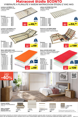 Sconto nábytok od 18.6. do 15.7.2025