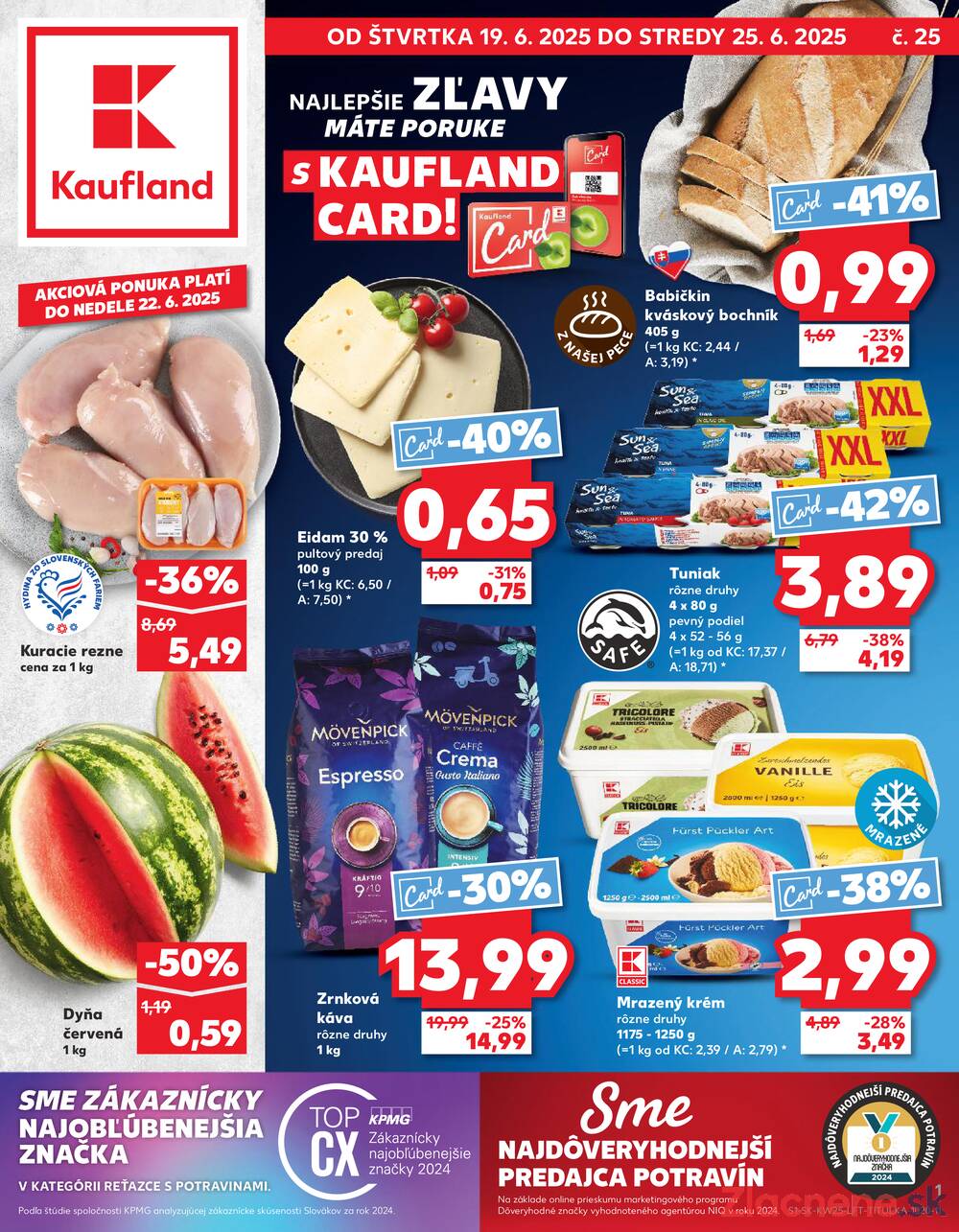 Leták Kaufland - Kaufland 19.6. - 25.6. - Kaufland Brezno - strana 1