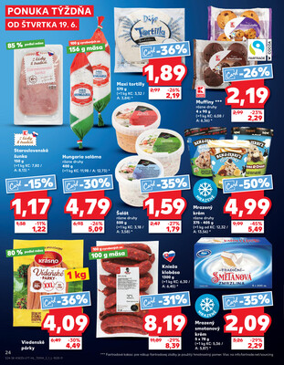 Kaufland 19.6. - 25.6. - Kaufland Bratislava - Bory