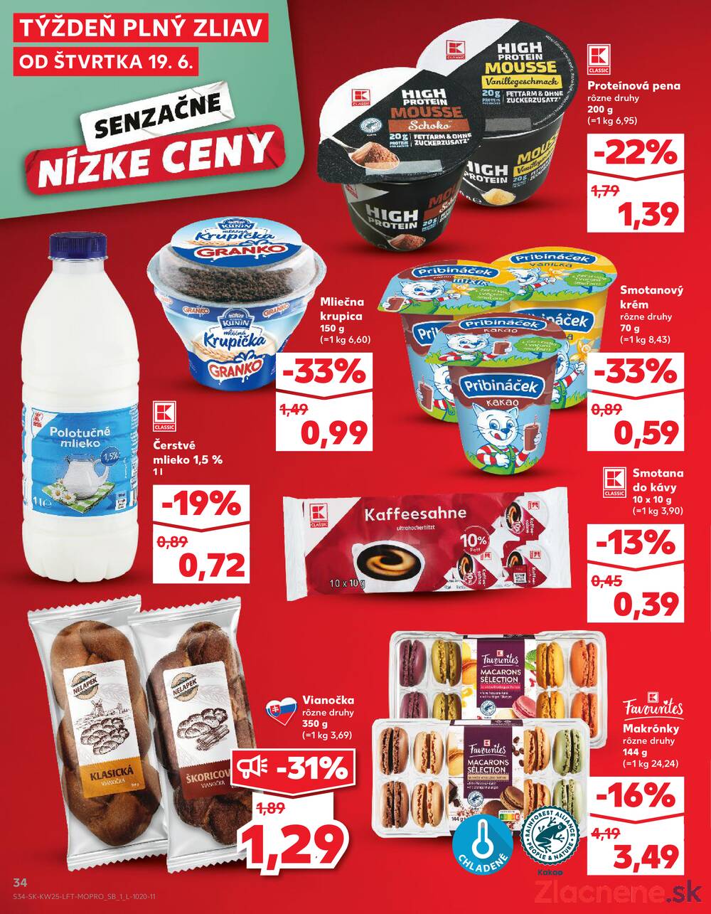 Leták Kaufland - Kaufland 19.6. - 25.6. - Kaufland Bratislava - Petržalka - strana 34