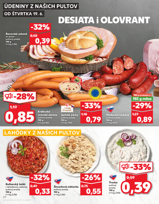 Kaufland 19.6. - 25.6. - Kaufland Bratislava - Rača