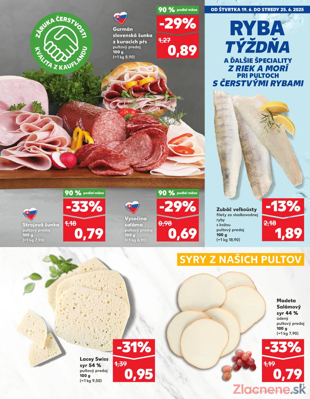 Leták Kaufland - Kaufland 19.6. - 25.6. - Kaufland Bratislava - Avion (Ivanská cesta) - strana 21