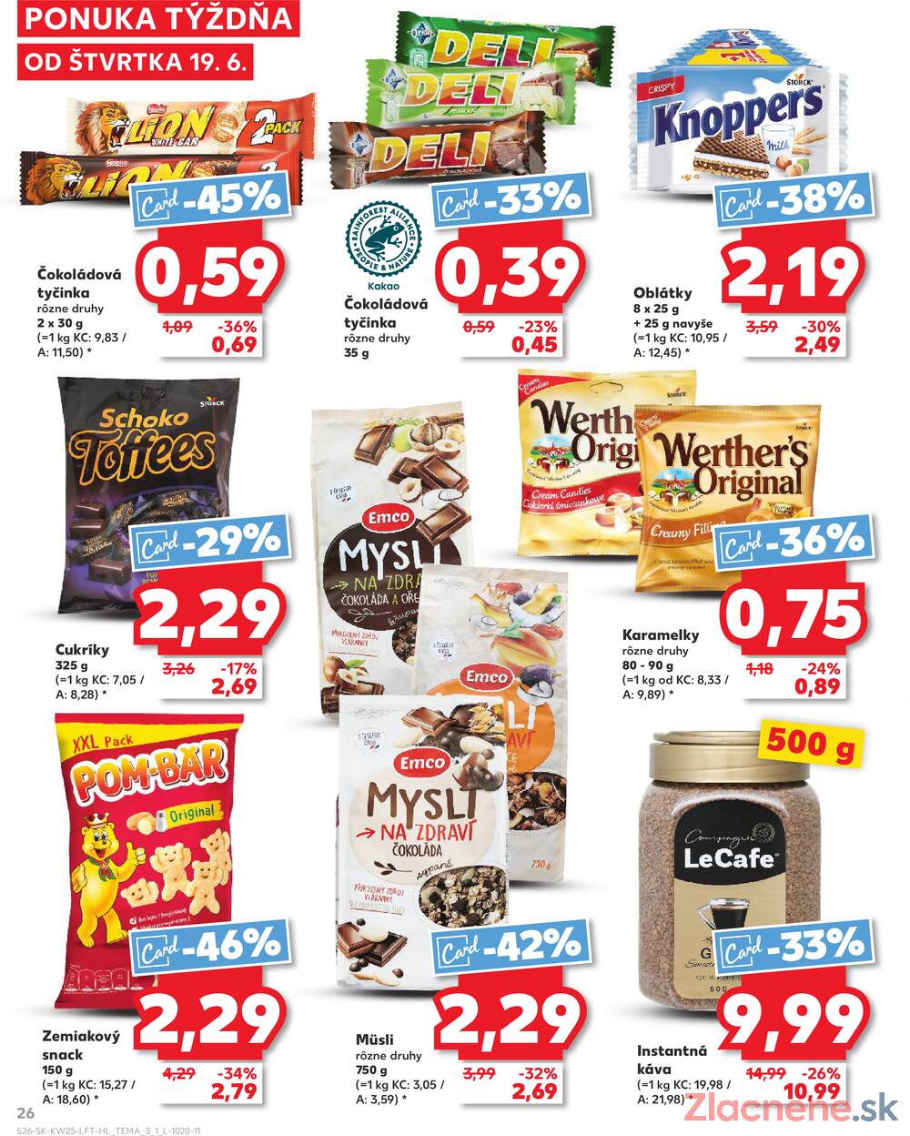 Leták Kaufland - Kaufland 19.6. - 25.6. - Kaufland Bratislava - Nové Mesto - strana 26