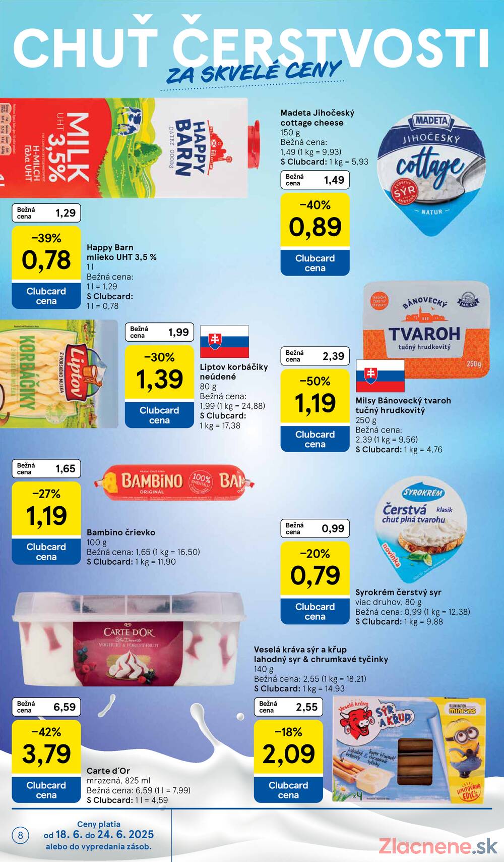 Leták Tesco - Tesco supermarkety od 18.6. do 24.6.2025 - strana 8 Leták Tesco - Tesco supermarkety od 18.6. do 24.6.2025 - strana 8