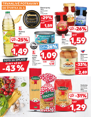 Kaufland 26.6. - 2.7. - Kaufland Púchov