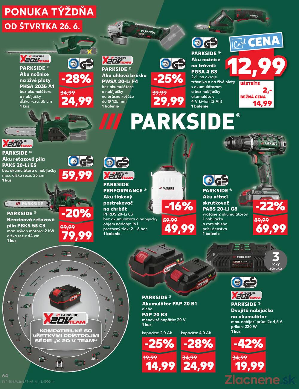 Leták Kaufland - Kaufland 26.6. - 2.7. - Kaufland Trebišov - strana 64
