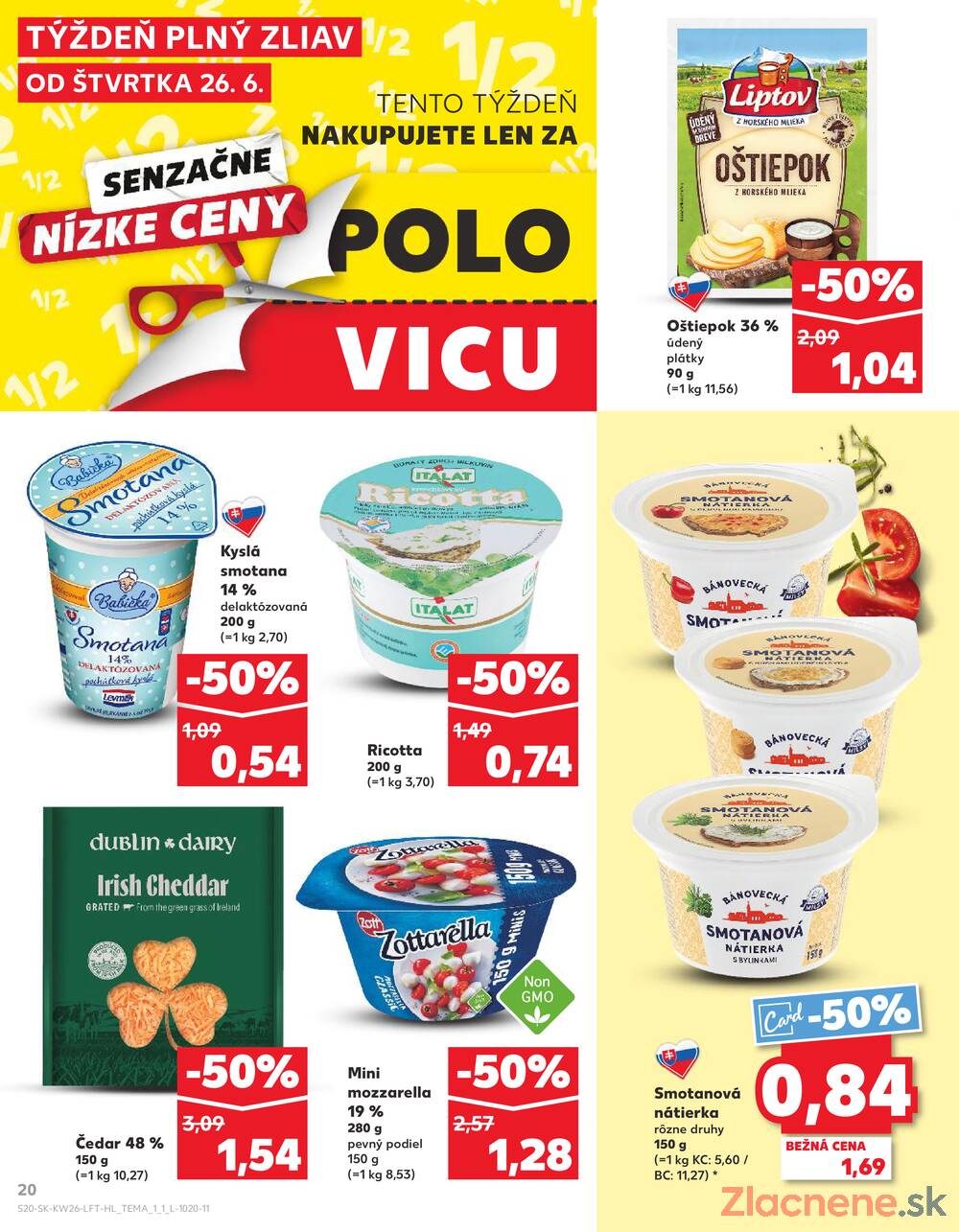 Leták Kaufland - Kaufland 26.6. - 2.7. - Kaufland Poprad - Jiřího Wolkera - strana 20