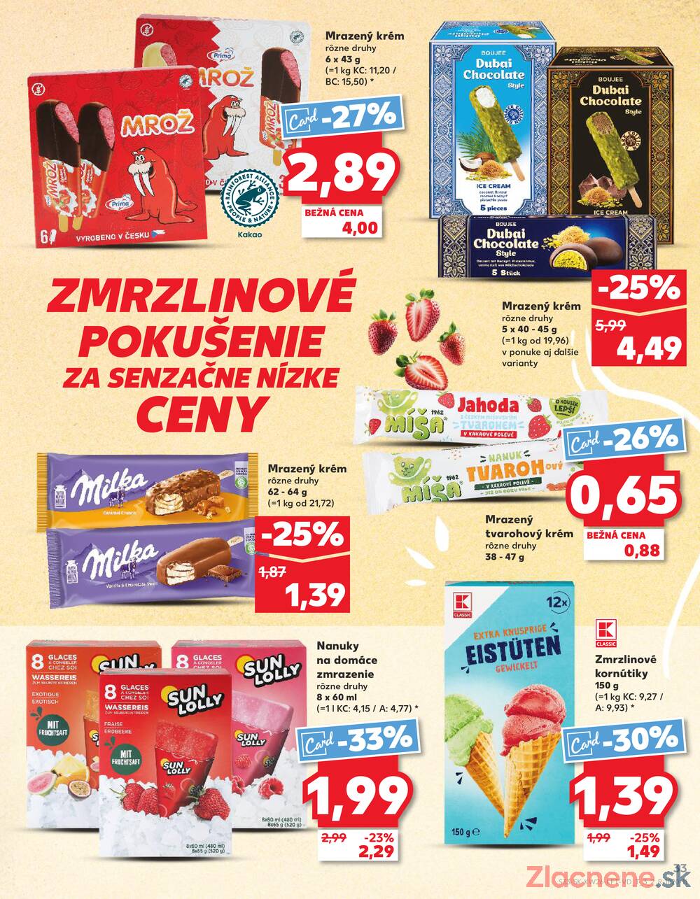 Leták Kaufland - Kaufland 26.6. - 2.7. - Kaufland Poprad - Jiřího Wolkera - strana 33