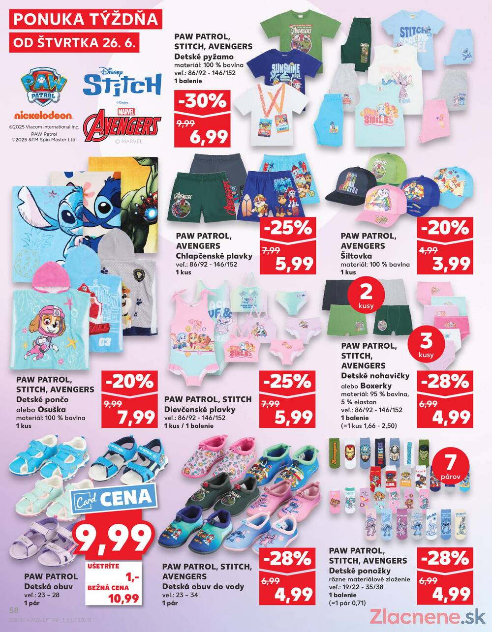 Leták Kaufland - Kaufland 26.6. - 2.7. - Kaufland Poprad - Jiřího Wolkera - strana 58