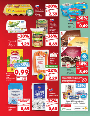 Kaufland 26.6. - 2.7. - Kaufland Poprad - Jiřího Wolkera