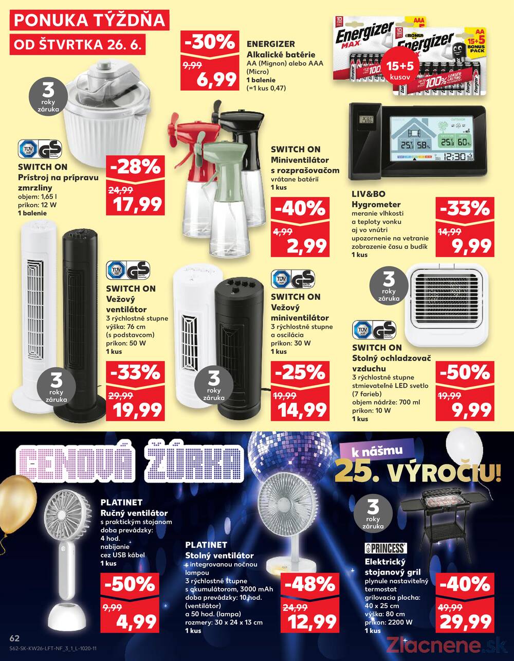 Leták Kaufland - Kaufland 26.6. - 2.7. - Kaufland Dunajská Streda - strana 62