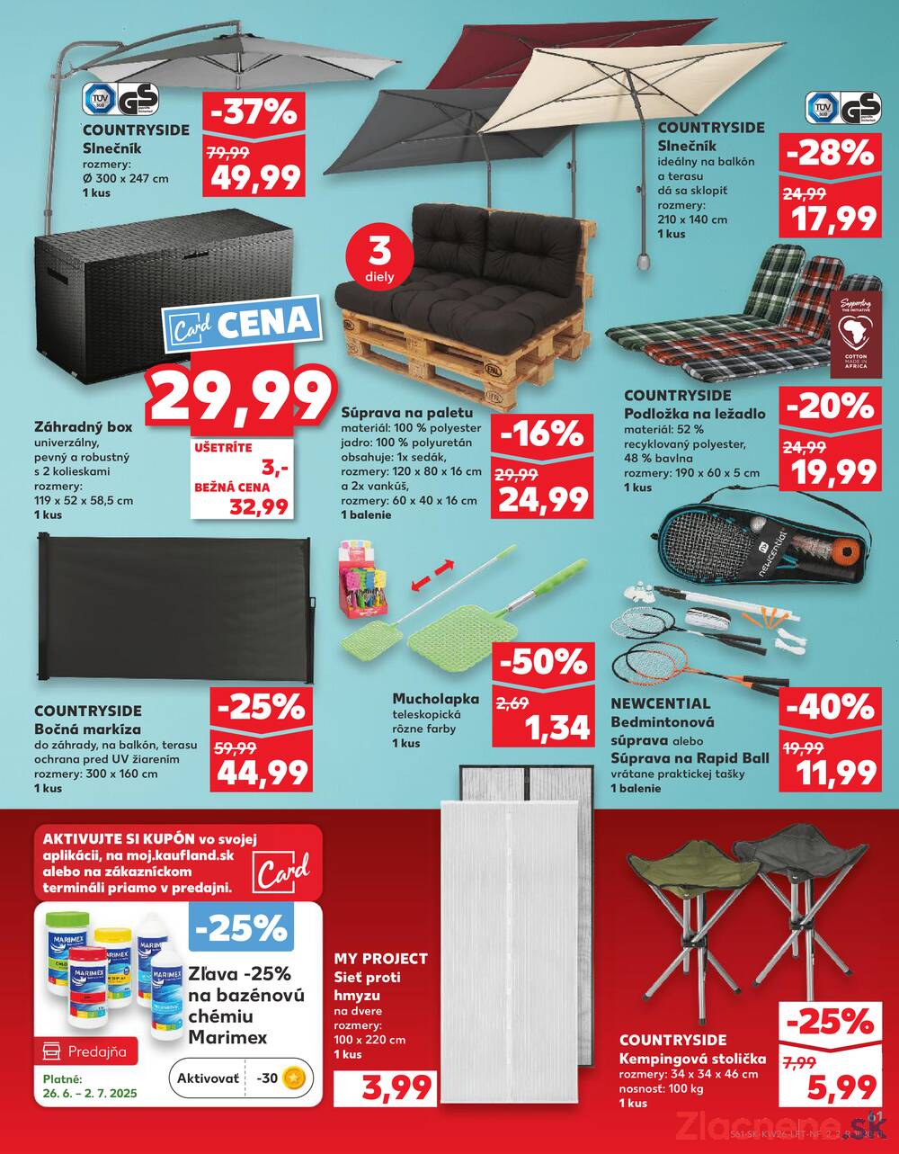 Leták Kaufland - Kaufland 26.6. - 2.7. - Kaufland Trenčín - Gen. M. R. Štefánika - strana 61