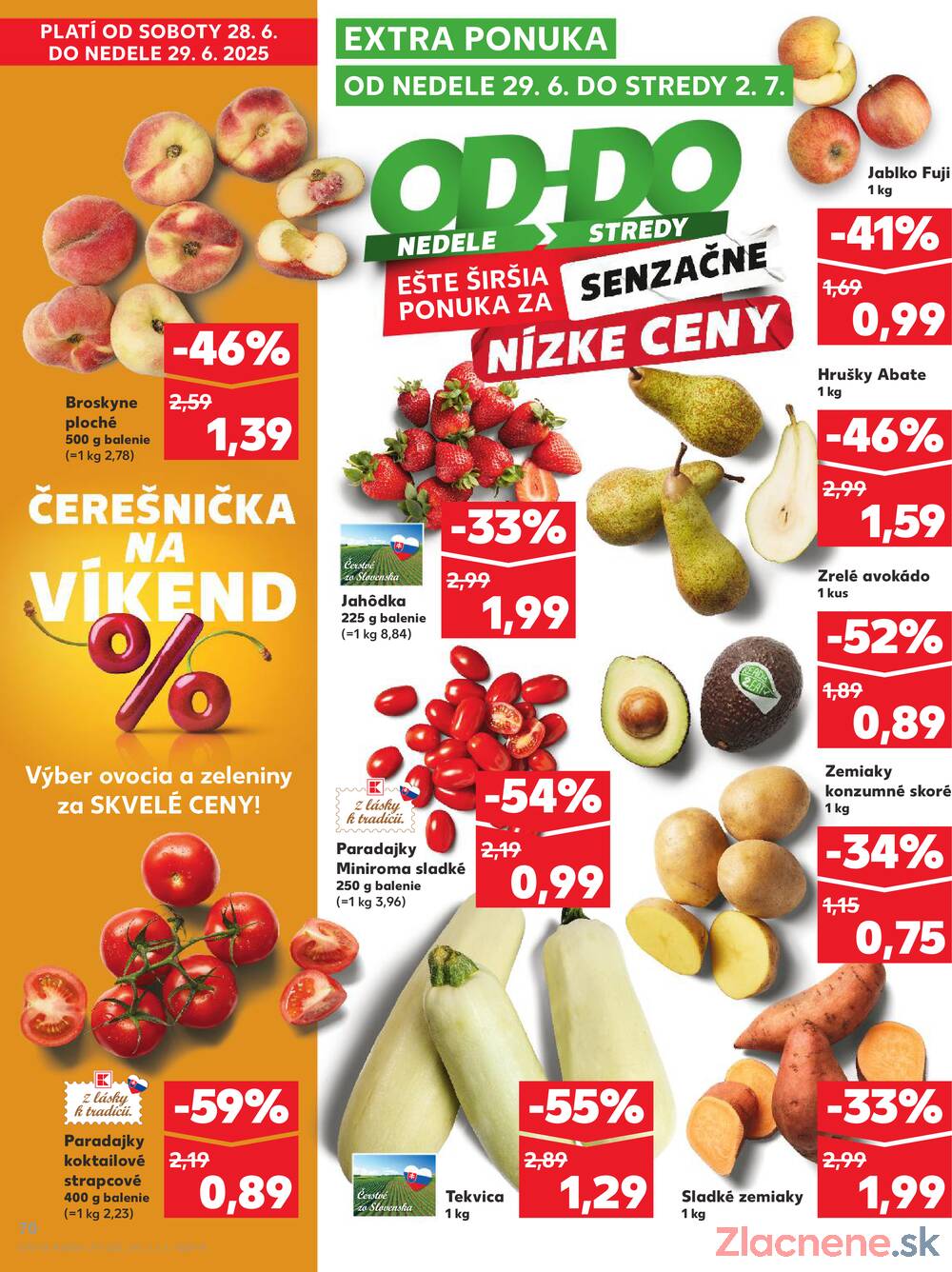 Leták Kaufland - Kaufland 26.6. - 2.7. - Kaufland  Bratislava - Zahorska Bystrica - strana 70