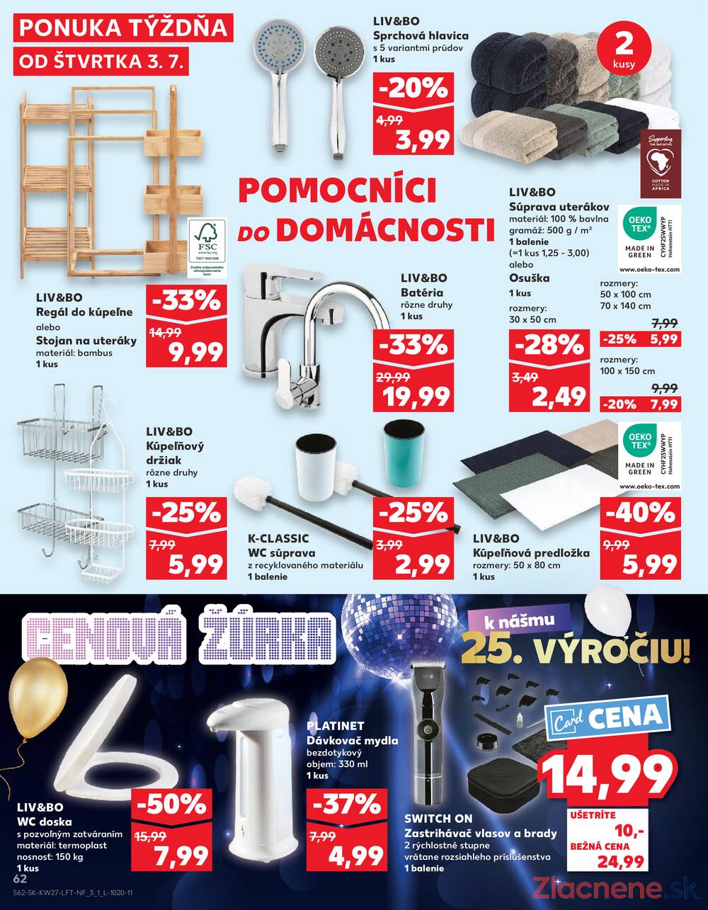 Leták Kaufland - Kaufland 3.7. - 9.7. - Kaufland Rožňava - strana 62