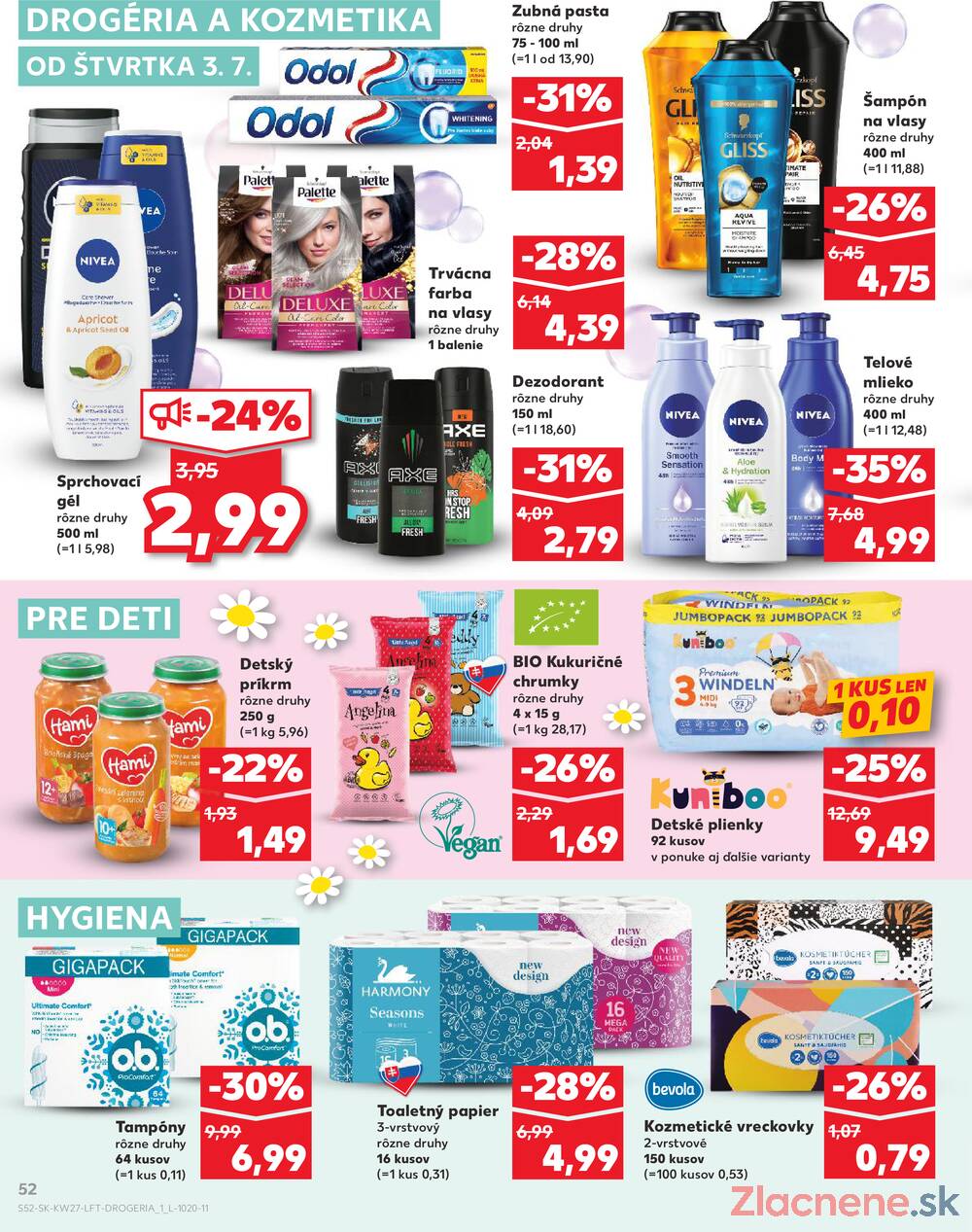 Leták Kaufland - Kaufland 3.7. - 9.7. - Kaufland Poprad - Jiřího Wolkera - strana 52
