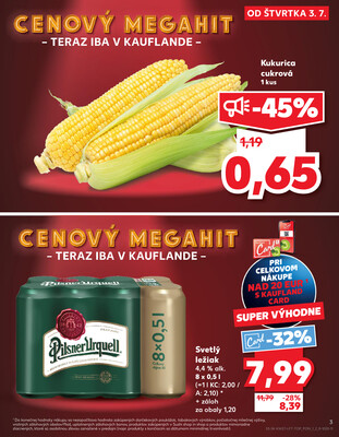 Kaufland 3.7. - 9.7. - Kaufland Poprad - Jiřího Wolkera