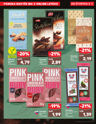 Kaufland 3.7. - 9.7. - Kaufland Poprad - Jiřího Wolkera
