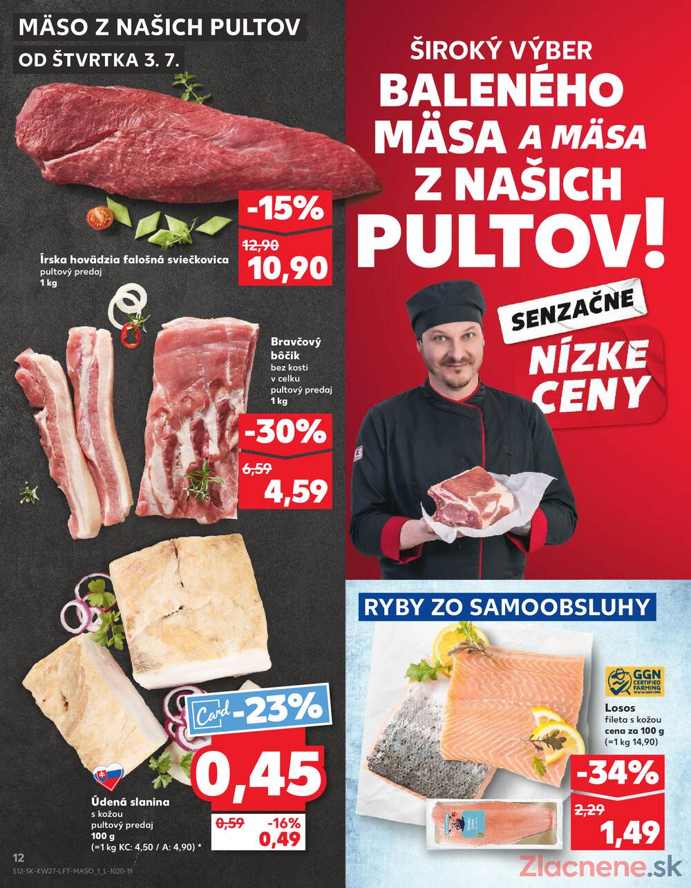 Leták Kaufland - Kaufland 3.7. - 9.7. - Kaufland Sereď - strana 12