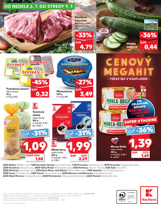 Kaufland 3.7. - 9.7. - Kaufland Bánovce nad Bebravou