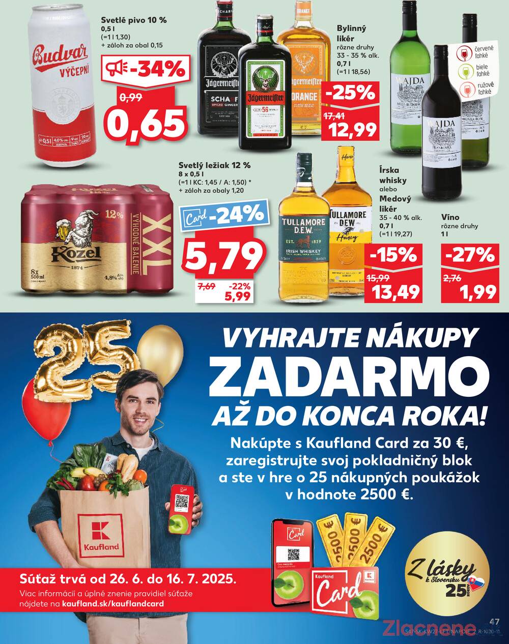 Leták Kaufland - Kaufland 3.7. - 9.7. - Kaufland Zlaté Moravce - strana 47