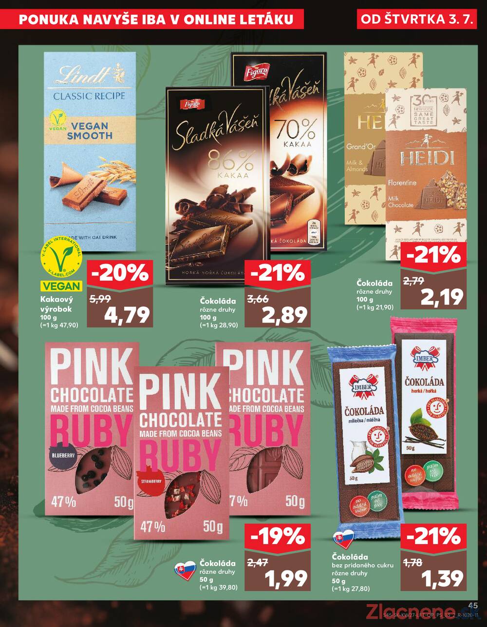 Leták Kaufland - Kaufland 3.7. - 9.7. - Kaufland Topoľčany-Krušovce - strana 45