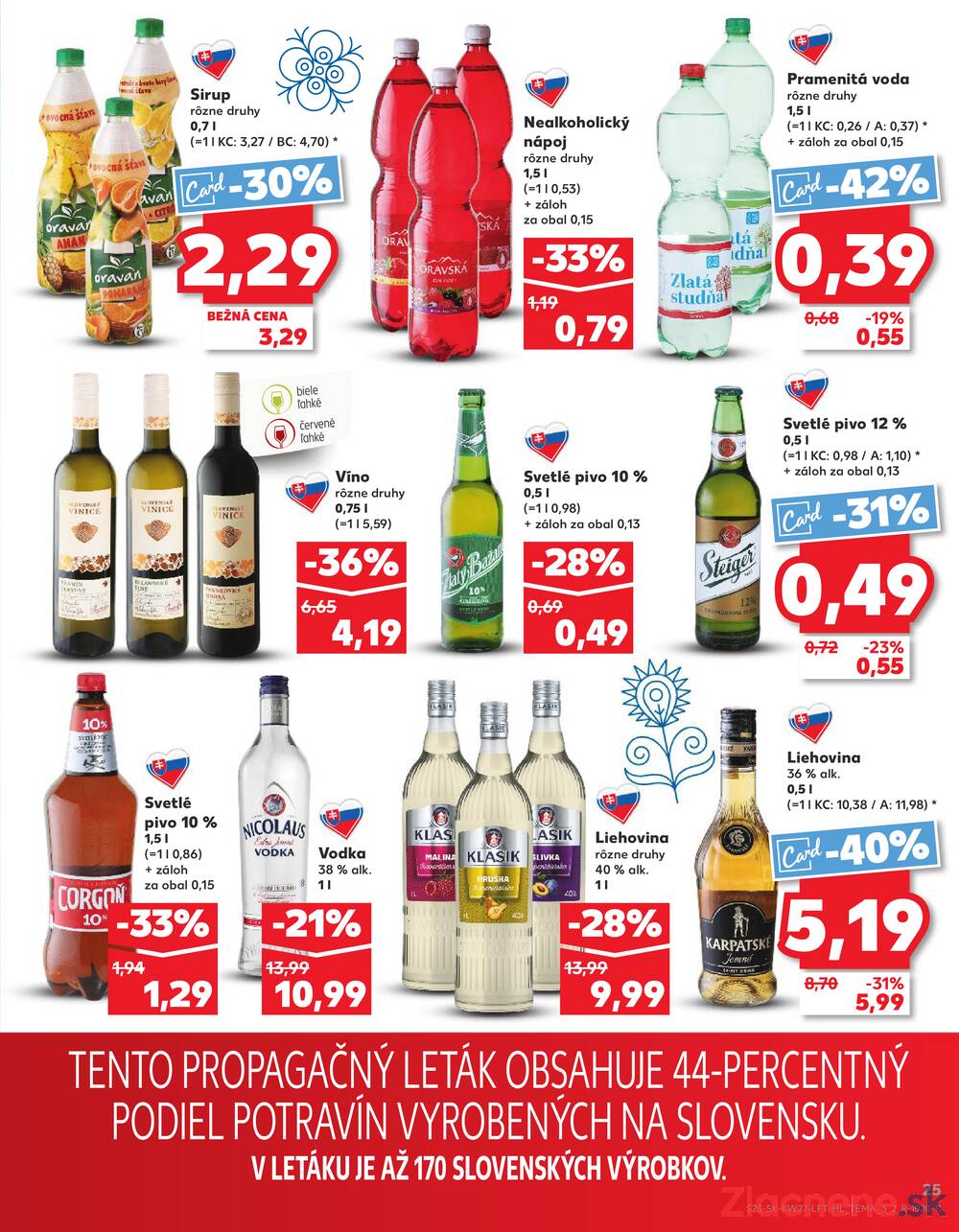 Leták Kaufland - Kaufland 3.7. - 9.7. - Kaufland Bratislava - Avion (Ivanská cesta) - strana 25