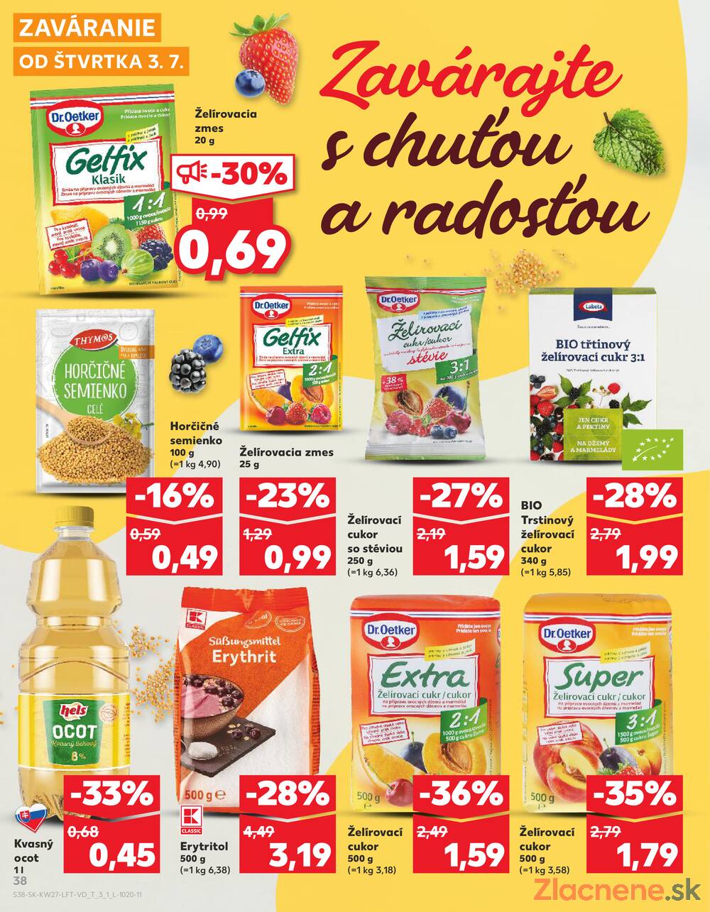 Leták Kaufland - Kaufland 3.7. - 9.7. - Kaufland Prešov - Ľubotice - strana 38
